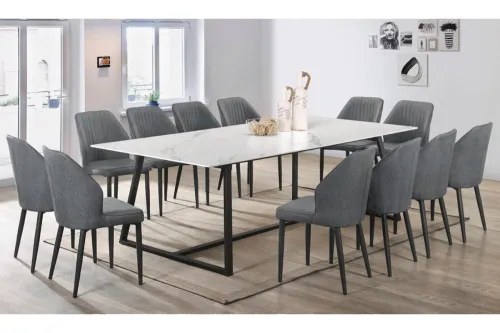 GIANT CRYSTAL CERAMIC DINING SET 1+12 (C31391)