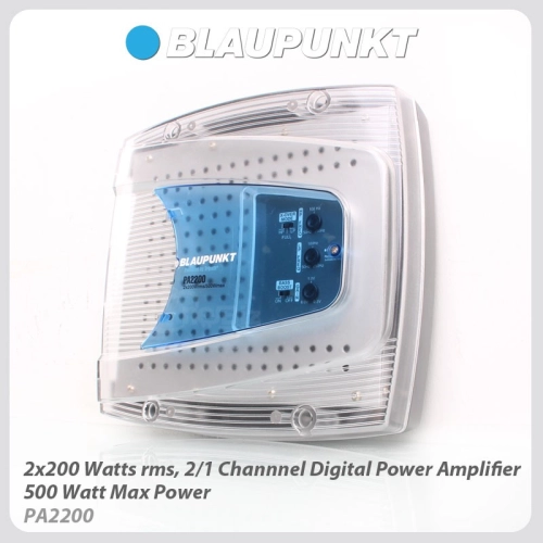 Blaupunkt 2x200 RMS 2/1 Digital Power Amplifier - AV-PA2200