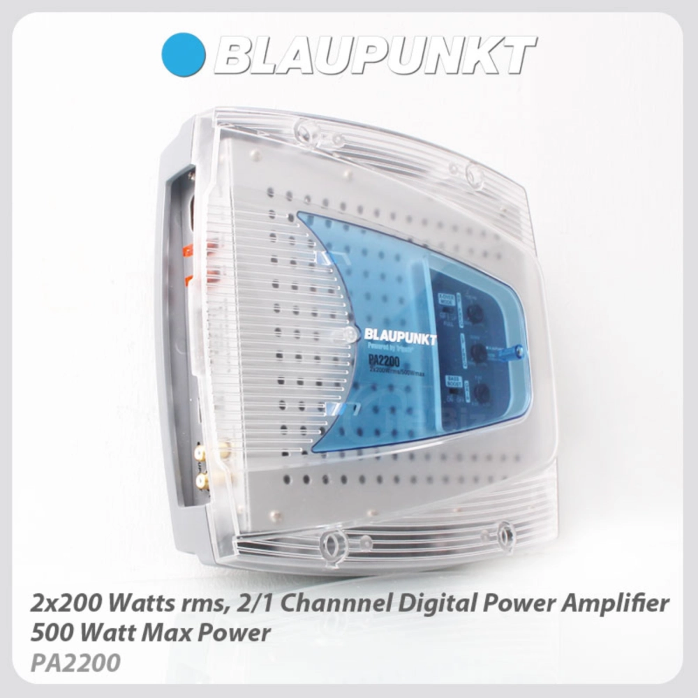 Blaupunkt 2x200 RMS 2/1 Digital Power Amplifier - AV-PA2200