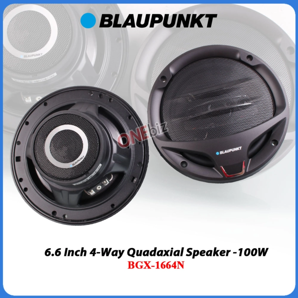 Blaupunkt 6.6 Inch 4-Way Quadaxial Speaker 100W - BGX-1664N