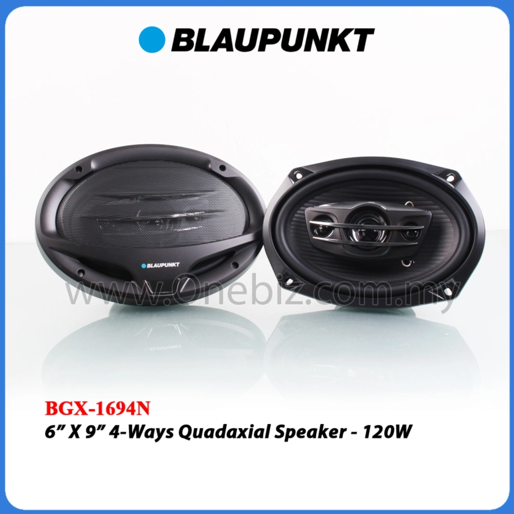 Blaupunkt 6" X 9" 4-Ways Quadaxial Speaker - 120W - BGX-1694N