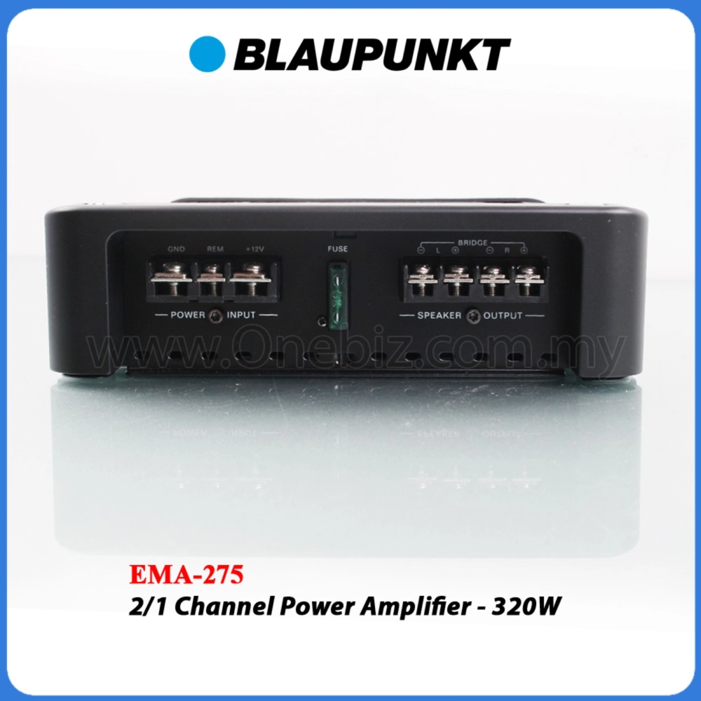 Blaupunkt 2/1 Channel Power Amplifier - 320W - EMA-275