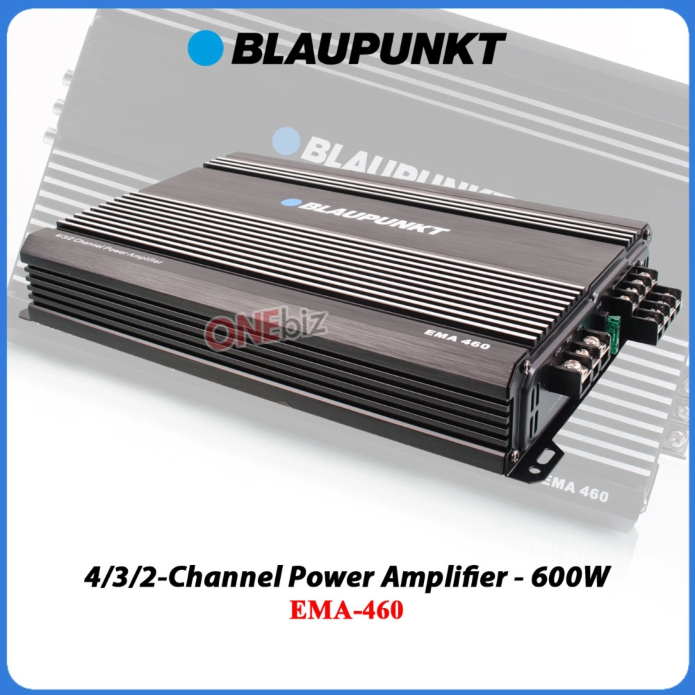 Blaupunkt 4/3/2-Channel Power Amplifier 600W - EMA-460