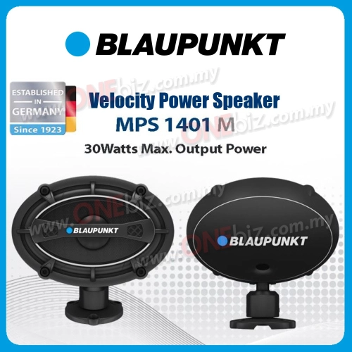 Blaupunkt Velocity Power 30Watts Max. Output Power Car Speaker - MPS1401M