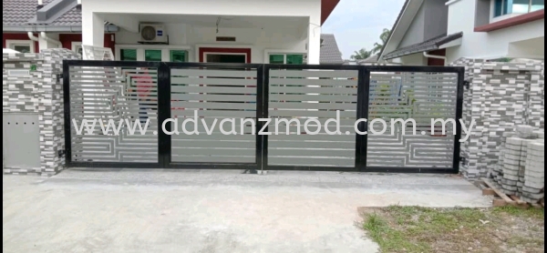 Mild Steel Gate With Aluminium Panels  Mild Steel Gate With Aluminium Panel  Selangor, Malaysia, Kuala Lumpur (KL), Puchong Supplier, Supply, Supplies, Retailer | Advanz Mod Trading