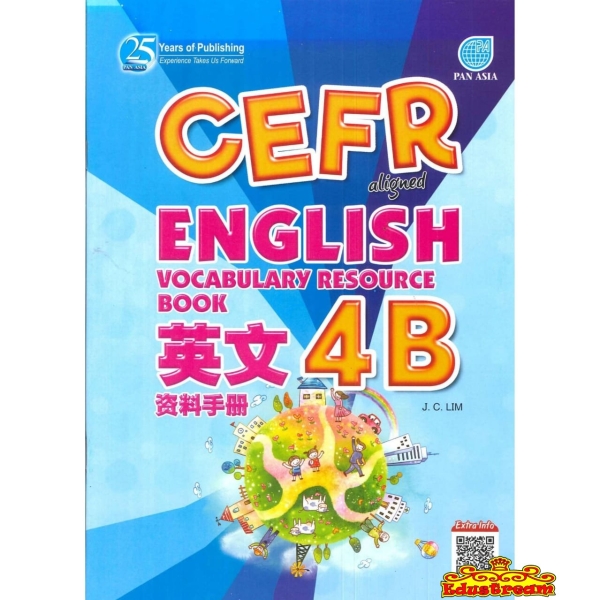 CEFR ALIGNED ENGLISH VOCABULARY RESOURCE BOOK 4B Pan Asia  SJKC Books Johor Bahru (JB), Malaysia Supplier, Suppliers, Supply, Supplies | Edustream Sdn Bhd