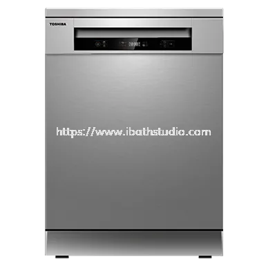 TOSHIBA DW-14F1(S)-MY FREE STANDING DISHWASHER WITH DUAL WASH ZONE (14 PLACE SETTING)