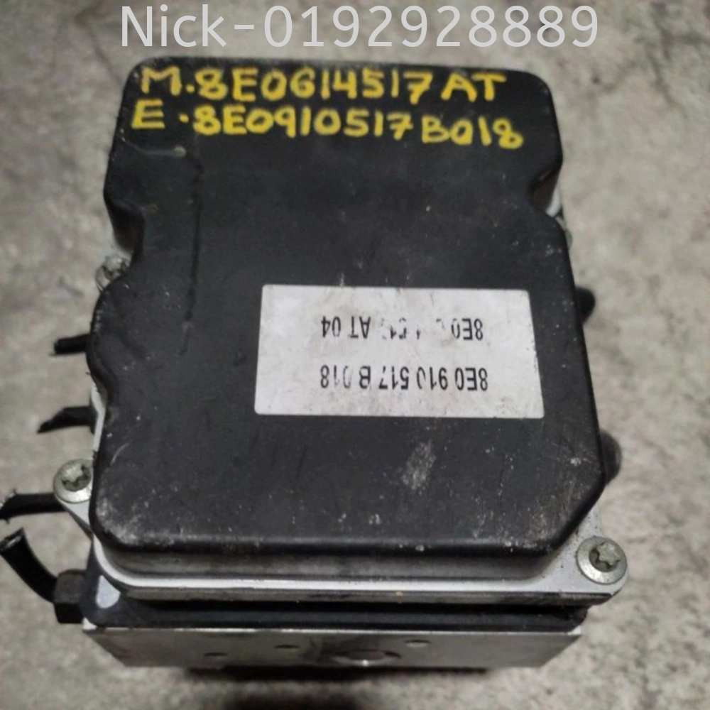 AUDI A4B7 ABS PUMP *ECU-8EO910517B *MOTO-8EO614517AT