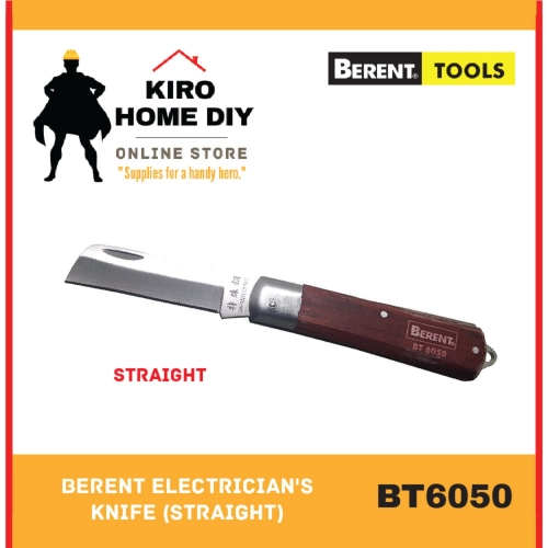 BERENT Electrician's Knife (Straight) - BT6050