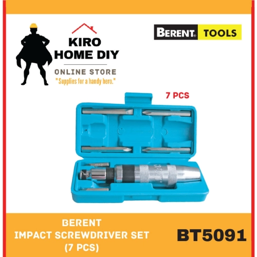 BERENT Impact Screwdriver Set (7 PCS) - BT5091