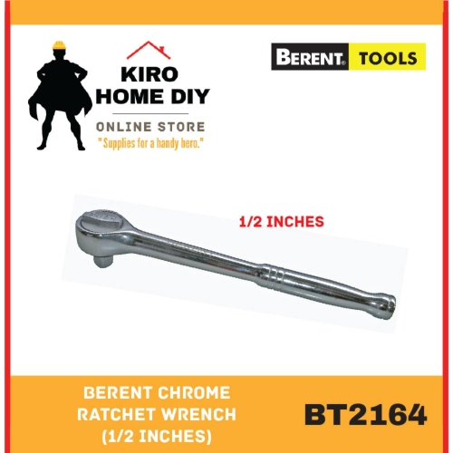 BERENT Chrome Ratchet Wrench (1/2 Inches) - BT 2164