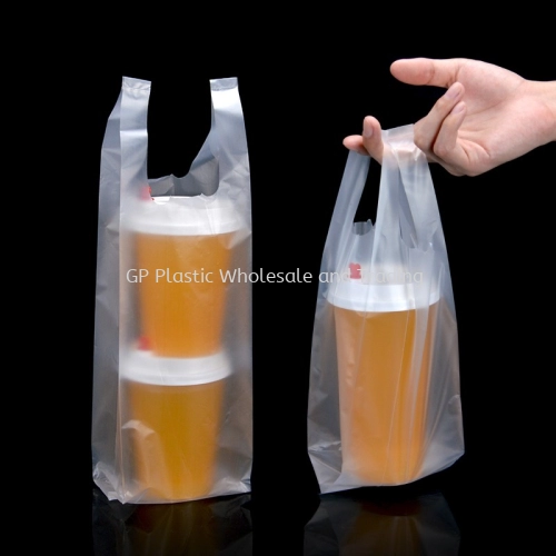 Semi Transparent Plastic Cup Bag 杯子袋