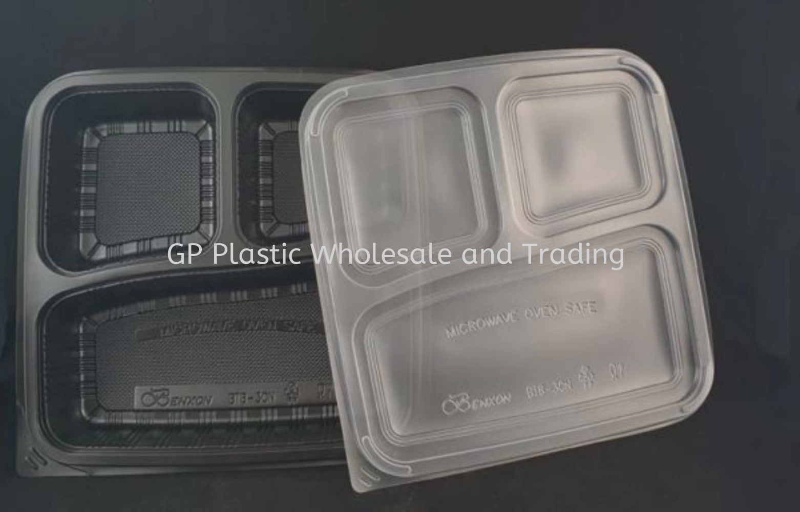 Plastic Takeaway Bento Box 
