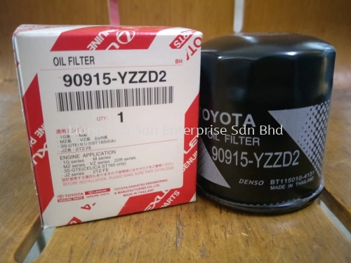 90915-YZZD2 ORIGINAL GENUINE TOYOTA OIL FILTER 