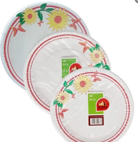 Sunflower Paper Plates