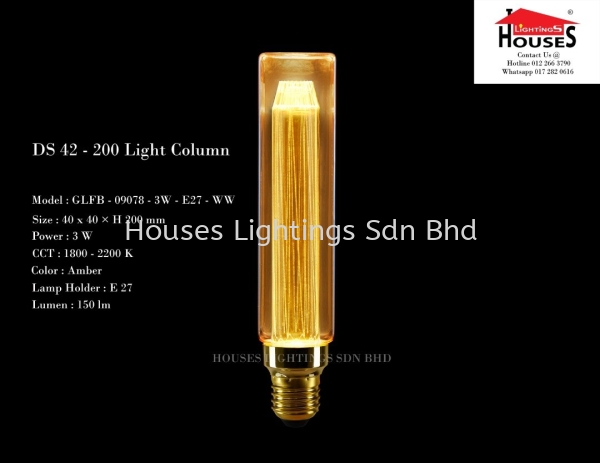 GSL 09078 3W WW DS42-200 LED BULB Bulb Selangor, Malaysia, Kuala Lumpur (KL), Puchong Supplier, Suppliers, Supply, Supplies | Houses Lightings Sdn Bhd