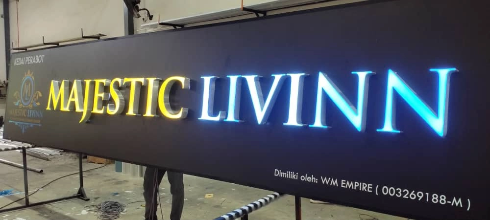 3d Led Boxup Signboard At Selangor