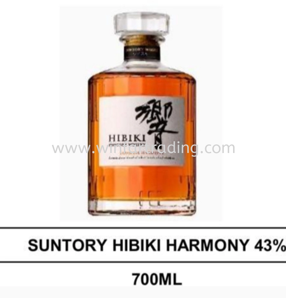 SUNTORY HIBIKI HARMONY 43% 700ML