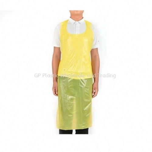 Yellow Plastic Apron