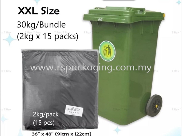 36''/48'' GARBAGE BAG 2KG X 15 (+-225 PCS) GARBAGE BAG PLASTIC BAGS Kuala Lumpur (KL), Malaysia, Selangor, Kepong Supplier, Suppliers, Supply, Supplies | RS Peck Trading