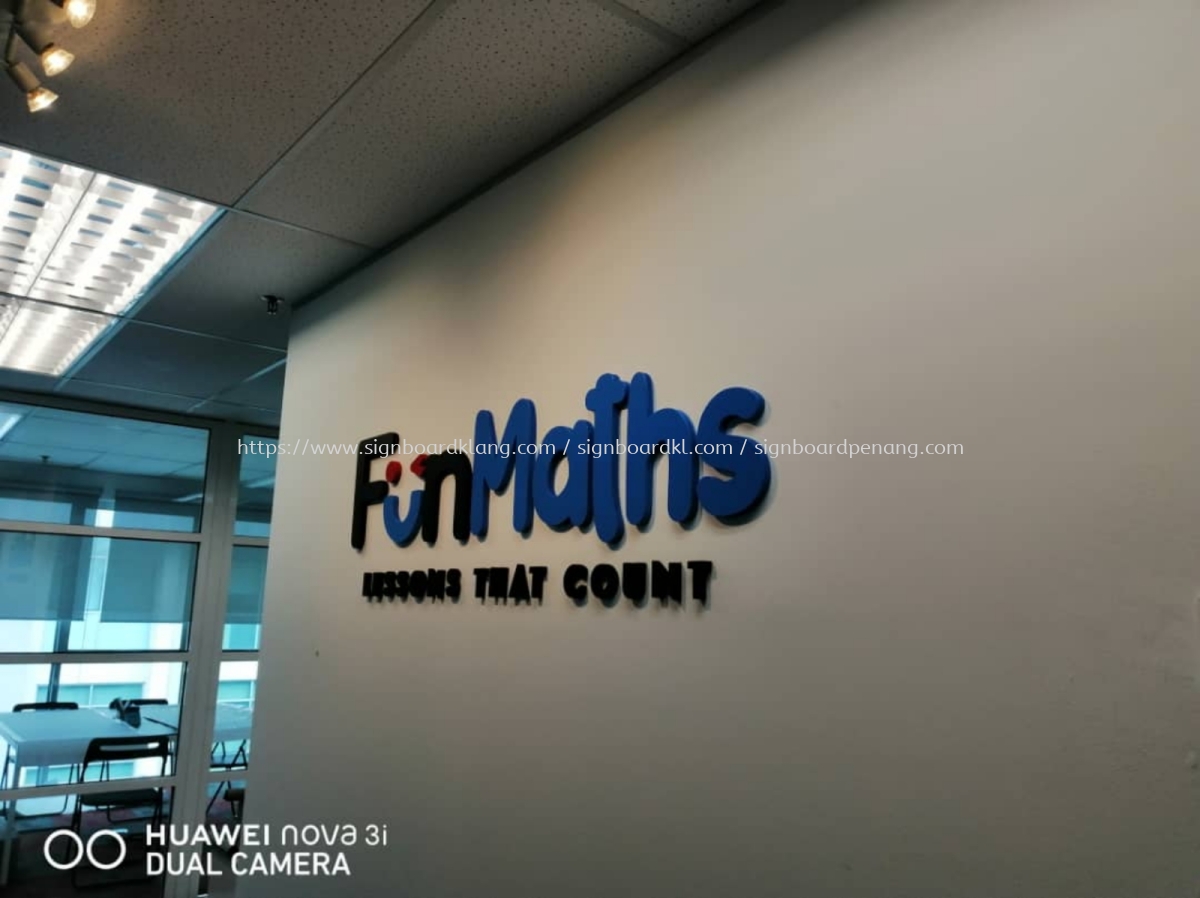 Fun Maths Pvc Cut Out 3d Lettering Indoor Signage Signboard At Klang Kuala Lumpur Shah Alam