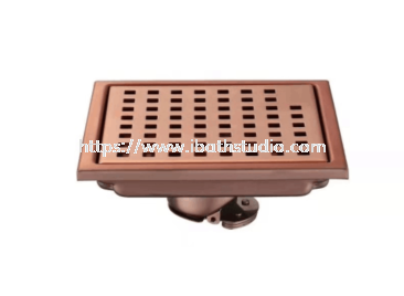 HUN FLOOR DRAINER HFD 436-SS NANO ROSE GOLD