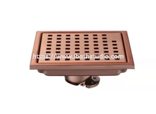 HUN FLOOR DRAINER HFD 436-SS NANO ROSE GOLD