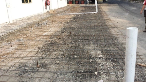 To Install Steel Structure & Metal Deck Concrete Work 