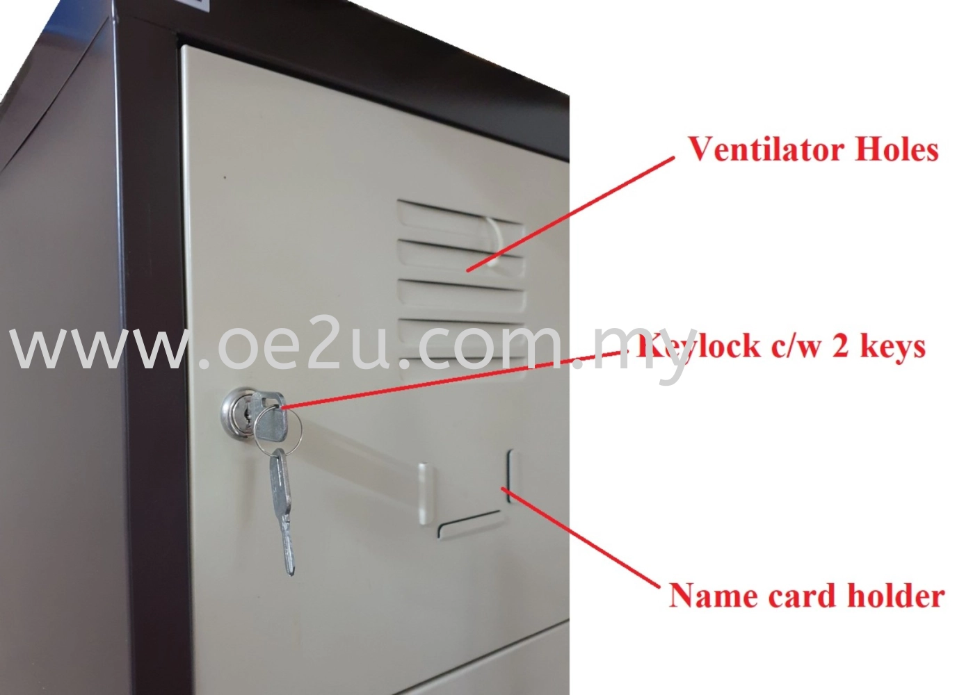 6 Compartment Steel Locker