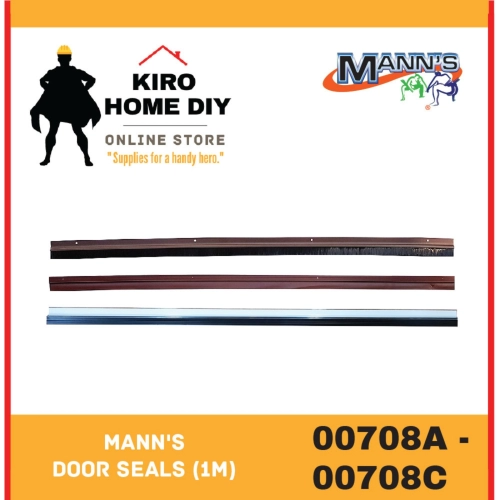 MANN'S Door Seals (1M) - 00708A/ 00708B/ 00708C