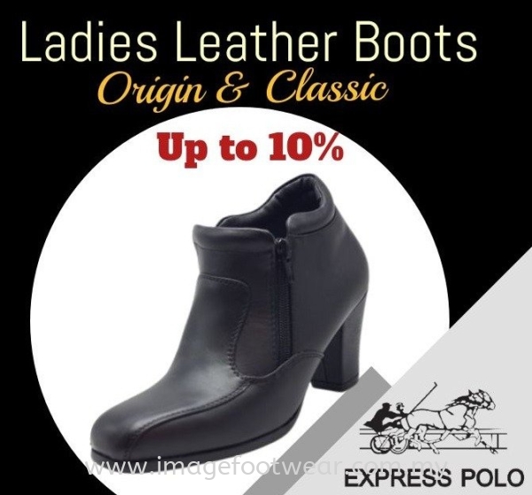 EXPRESS POLO Full Leather 2.5inch Ladies Boots- LL-90438- BLACK Colour EXPRESS POLO Ladies Shoes Ladies Leather Shoes & Boots Malaysia, Selangor, Kuala Lumpur (KL) Retailer | IMAGE FOOTWEAR COLLECTION SDN BHD