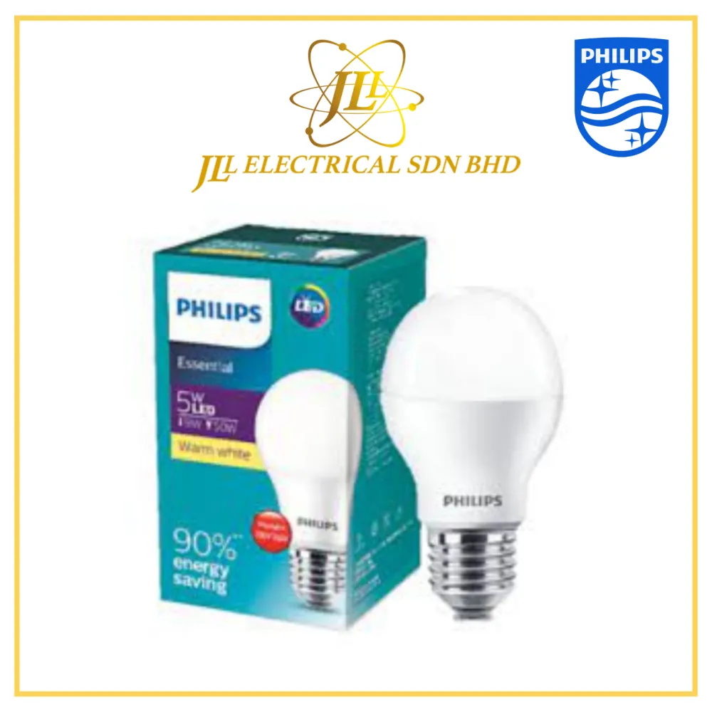 PHILIPS 5W 460LM E27 LED ESSENTIAL GLS BULB 3000K/6500K