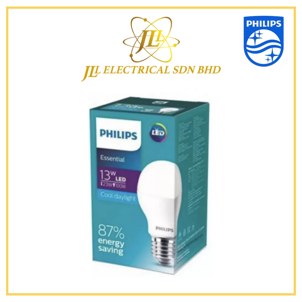 PHILIPS 13W 1350LM E27 LED ESSENTIAL GLS BULB 3000K/6500K Kuala Lumpur  (KL), Selangor, Malaysia Supplier, Supply, Supplies, Distributor | JLL  Electrical Sdn Bhd