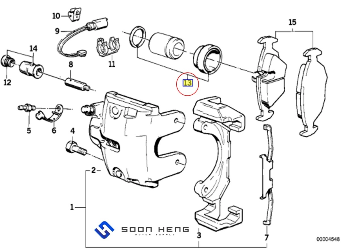 BMW E30 M3, E36, E28, Z3, E46 and Z4 - Front Brake Caliper Kit (ATE)