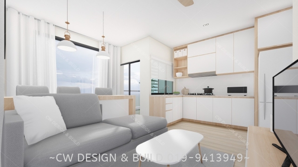 Condo Design @ D'Latour Residence, Bandar Sunway, Petaling Jaya, Malaysia Condo / Apartment Interior Design & Build Residential Design & Build Selangor, Malaysia, Seri Kembangan, Kuala Lumpur (KL) Services, Design, Renovation, Company | CW Design & Build Sdn Bhd