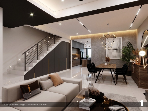  Staircase Area Design Johor Bahru, JB, Kulai, Johor. Service, Design, Renovation | Eleven Interior Design & Renovation Sdn Bhd