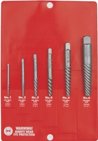 KEN0751160K - 6PCE SCREW EXTRACTOR SET