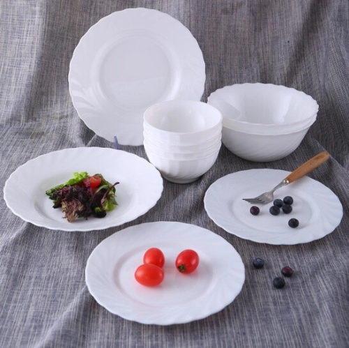 Luminarc Trianon White Opal Dinnerware