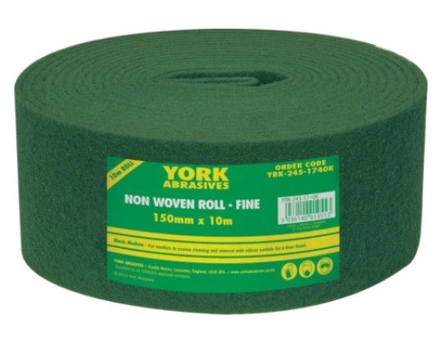 YRK2451740K - 150mmx10M NON-WOVEN ROLLFINE G/PURPOSE GREEN