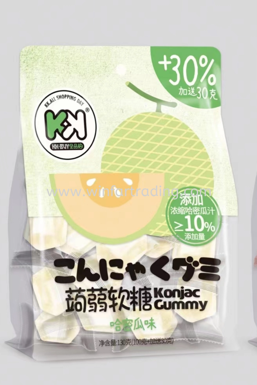 YOMAN KONJAK GUMMY HONEY LEMON 130G BC 4895235509420