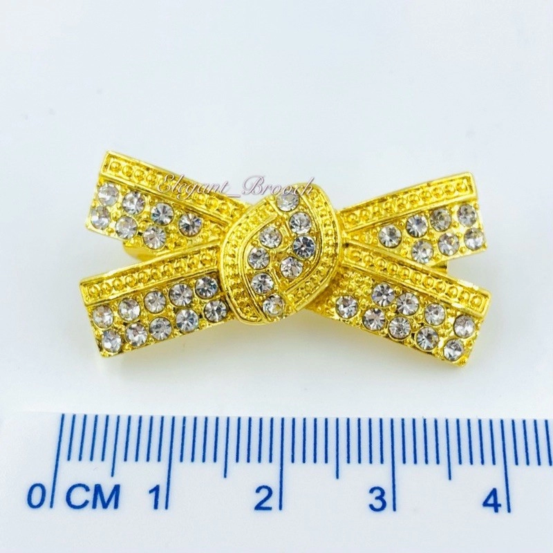 Elegant Brooch 2pcs [FREE BOX] Korea Premium Brooch Bahu Ribbon Kerongsang Tudung Pin Tudung Muslimah Brooch Pin-B2810