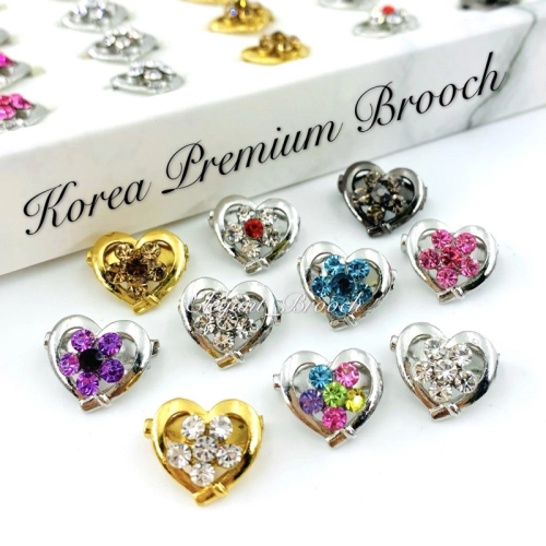 Elegant Brooch 10pcs Korea Premium Baby Brooch Kerongsang Tudung Muslimah Brooch Pin Tudung Kerongsang Murah- D2680