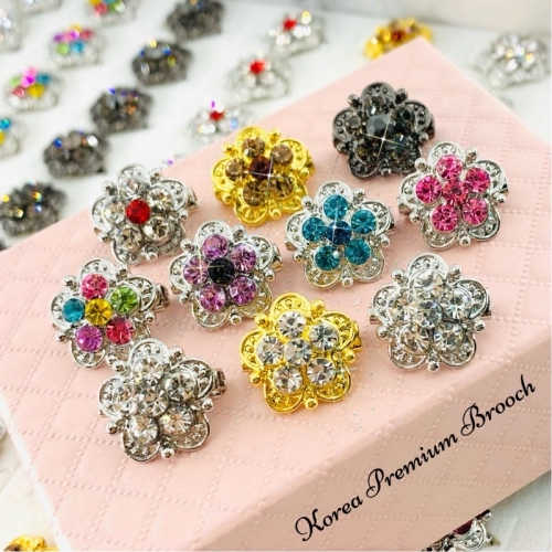 Elegant Brooch 10pcs Korea Premium Baby Brooch Kerongsang Pin Dagu Brooch Pin Muslimah Brooch Dagu - D2669