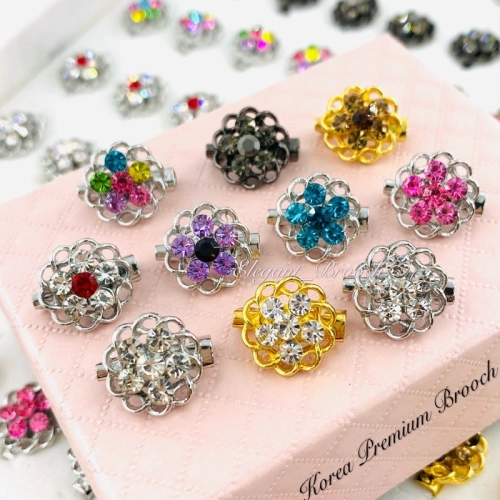 Elegant Brooch 10pcs Korea Premium Baby Brooch Kerongsang Pin Dagu Brooch Pin Muslimah Brooch Dagu-D2655