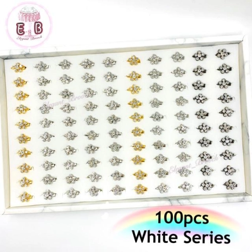 100pcs-White Series