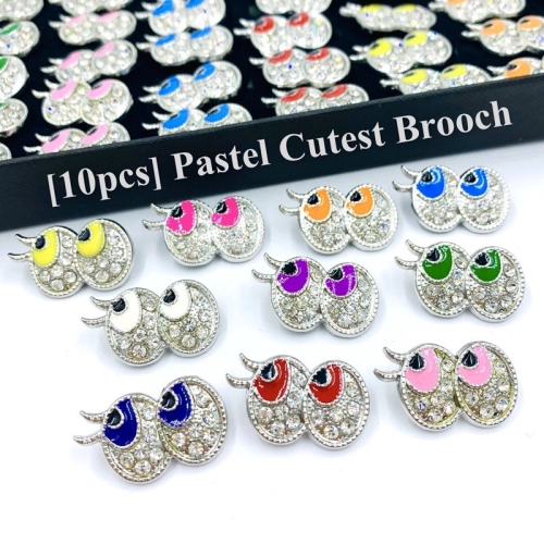 Elegant Brooch 10pcs Pastel Cutest Brooch [Mata] Kerongsang Tudung Baby Brooch Pin Tudung Muslimah Kerongsang Murah