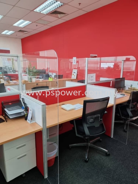 Office Cubicle Acrylic Shield ACRYLIC PRODUCT ACRYLIC Selangor, Malaysia, Kuala Lumpur (KL), Puchong Manufacturer, Maker, Supplier, Supply | PS Power Signs Sdn Bhd