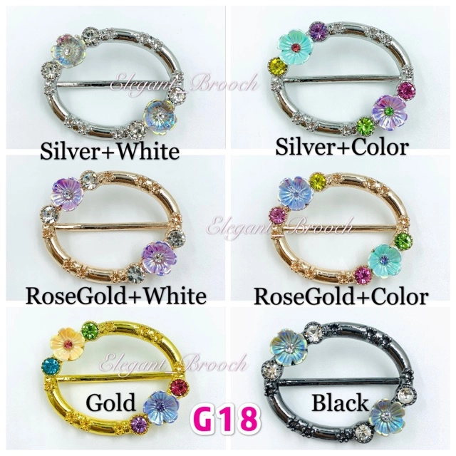 Elegant Brooch Korea Cincin Tudung Bawal Ring Tudung Scarf Buckle Ring Brooch Ring Bawal Muslimah Hijab