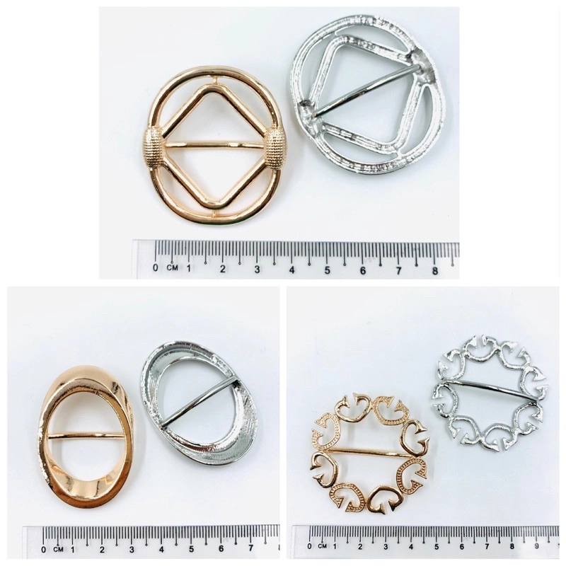 Elegant Brooch Korea Cincin Tudung Bawal Ring Tudung Scarf Buckle Ring Brooch Ring Bawal Muslimah Hijab