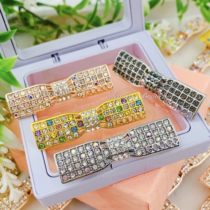 Elegant Brooch 2pcs [FREE BOX] Korea Premium Brooch Bahu Kerongsang Pin Brooch Tudung Brooch Bahu Hijab- B2759